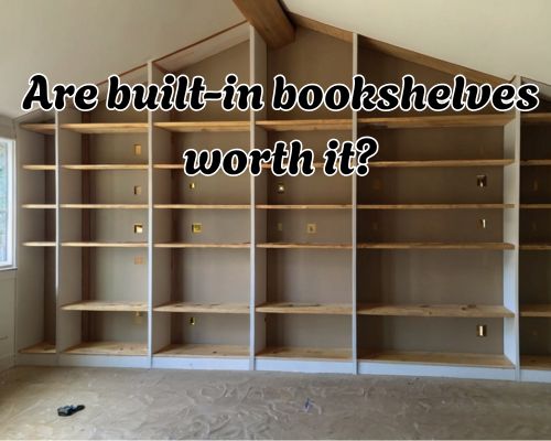 Bookshelf crafted by professional cabinetmaker.