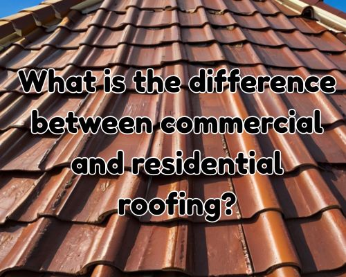 a residential roofing
