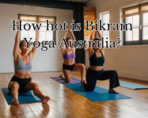 bikram yoga done by adults in a studio