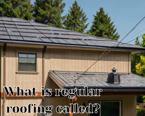 a regular roofing work