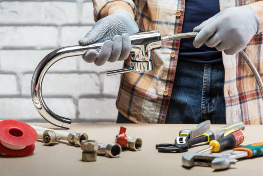 Plumbing Tools And Equipment In A Restaurant Setting